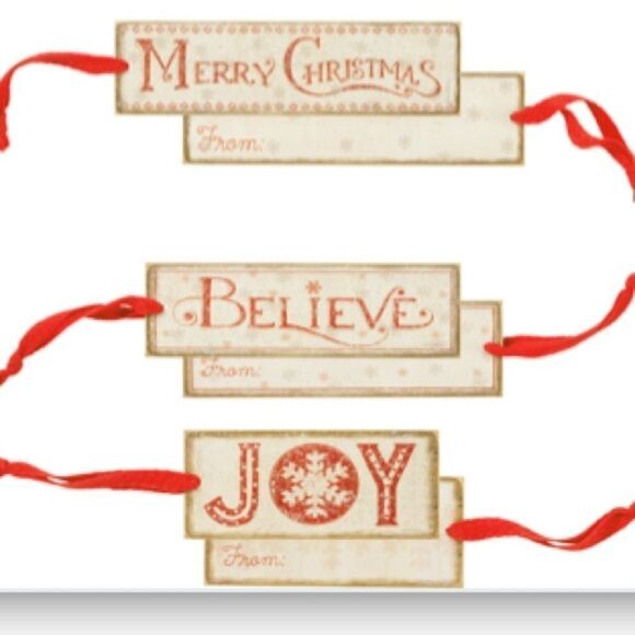 Christmas Gift Card Set of 8 Gift Wrap Decoration - Picture 3 of 3